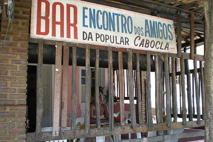 Bar Cabocla in Itapaon, Salvador, Bahia, Brazil